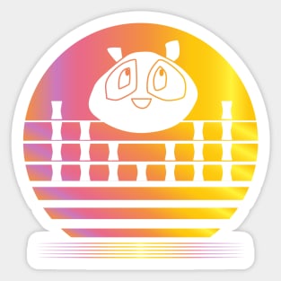 Takenoko Synthwave - Board Game Inspired Graphic - Tabletop Gaming  - BGG Sticker
